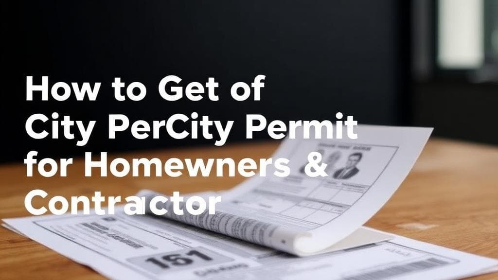 How to Get a Copy of City Permit for Homeowners & Contractors